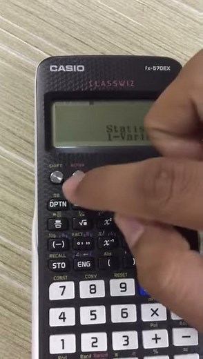 Calculate Normal Distribution with Casio Calculator fx-570EX