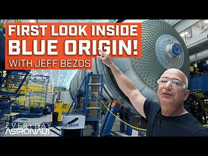 First Look Inside Blue Origin's New Glenn Factory w/ Jeff Bezos!