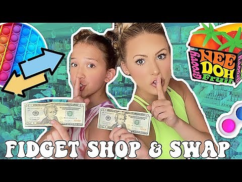 $20 FIDGET SHOP & SWAP CHALLENGE! 🤑