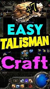 Easy +7 Melee Talisman Craft for Beginners PoE 2 #pathofexile2 #shorts