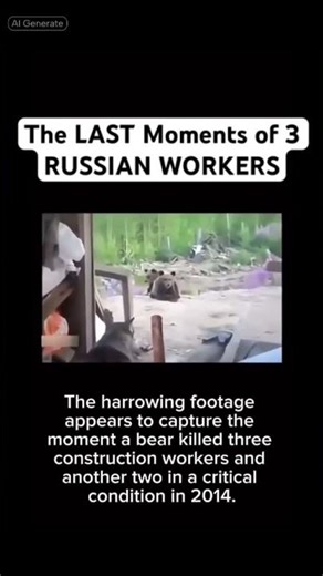 The LAST Moments of 3 RUSSIAN WORKERS #death #bear #russia #nature #sakhalin #attack #job #rip
