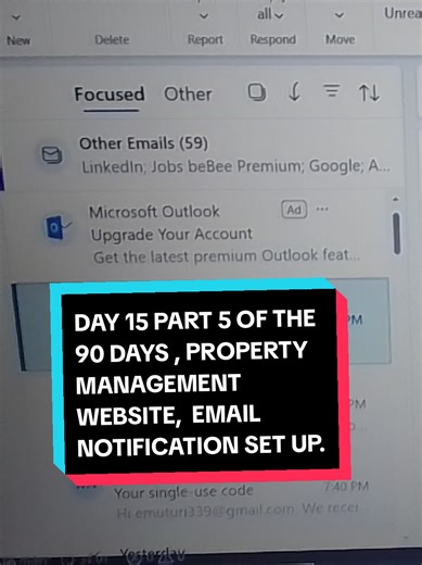 Day 15 part 5 of the 90 days property management system Email notification set up. #creatorsearchinsights #realestatebasics #investingtips #propertyguide #realestate @Frontend Developer @J-TSOLUTIONS @AI EXPERTS KENYA @DesynAlytx @Kabocha Kiongo @nimo🐆
