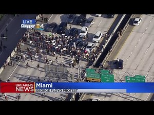I-95 Traffic Stopped In Downtown Miami