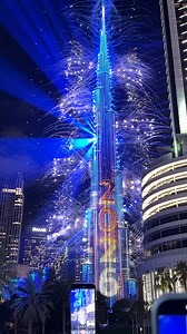 This is how Burj Khalifa welcomed New Year 2026! 🎇 From sky-high lights to jaw-dropping fireworks, Dubai kicked off 2026 in ultimate style ✨ One of the most unforgettable fireworks shows on the planet! #NYE2026 #NewYearsEve #TravelReels #EpicNYE #NYEParty #CountdownTo2026 #ReelItFeelIt | Dubai Walks & Vibes
