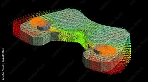 Mechanic simulation engineering - Stress finite element analysis