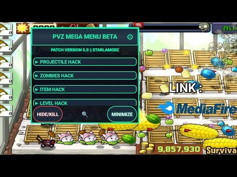 PLANTS VS ZOMBIES MOD MENU V3.14.0 +600 FEATURE