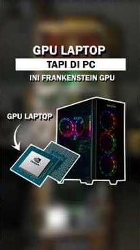 GPU laptop bisa di PC ?! Ini Frankenstein GPU #shorts #nvidia #gpu #vga #pcgaming