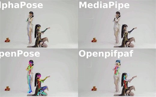 AlphaPose vs MediaPipe vs OpenPose vs Openpifpaf