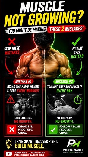 Not Building Muscle? You Might Be Making These 2 Mistakes 💪