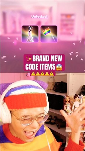 New limited time code items in Dress to Impress Pride Update #dti #dresstoimpress #roblox