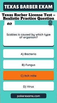 Texas Barber License Test – Realistic Practice Question