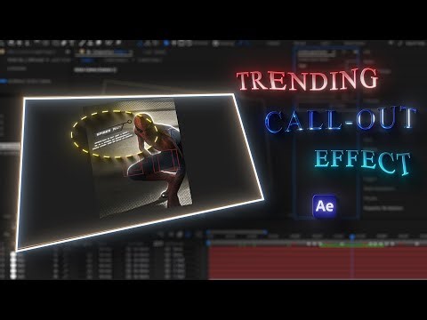TRENDING "Call-Out" effect [After effct] tutorial | @hasan.editiz