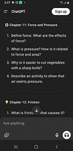 Chapter 11: Force and PressureDefine force. What are the effe... | Filo
