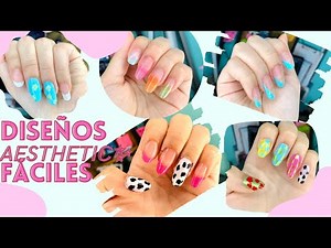 5 IDEAS DE DISEÑOS PARA UÑAS FÁCILES SIN HERRAMIENTAS