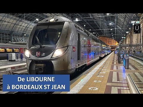 [Cab Ride] [4K] De Libourne à Bordeaux-St-Jean en cabine de la Z56329