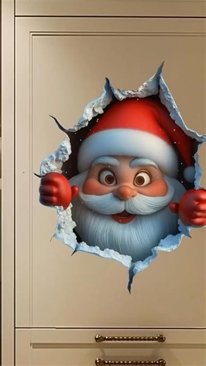 🎅 Christmas Santa Wall Sticker – Your Home’s Festive Showstopper!🎄Watch kids’ eyes light up as Santa “crashes” through your walls with this hyper-realistic, playful decal. ✨Instantly transform any room into a Christmas wonderland—easy to stick, remove, and guaranteed to be the talk of your holiday gatherings.❤️Perfect for families who want magical decor that sparks joy.🏠Don’t just decorate—create memories. 🎁Grab this must-have sticker before it sells out! | Squareous