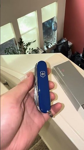 Victorinox Swiss Champ in cobalt blue #victorinox #swisschamp #carlelsener #swiss #multitool