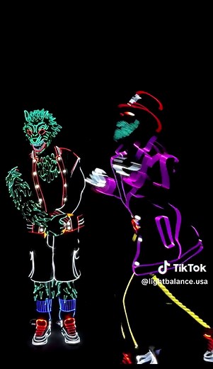 Light Balance LED Lights Wolf Dance