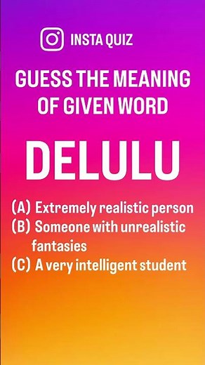 What Does DELULU Mean?