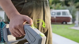 Leaf Blower for Lawn: 550CFM Battery Electric Cordless Small Blower with Swivel Head Total 8.0 Ah Battery & Charger - Mini-Leaf for Decker Car Patio Yard