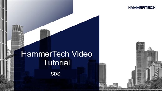 SDS Module Training Video