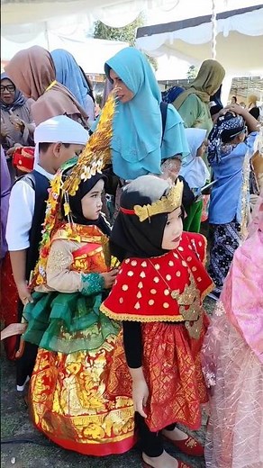 Muslim Traditional Clothing I Kindergarten Children's Fashion Show Competition #short #fashionsho...