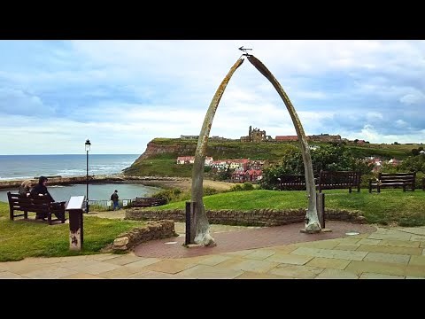 Whitby Town and the 199 Steps Walk, English Countryside 4K
