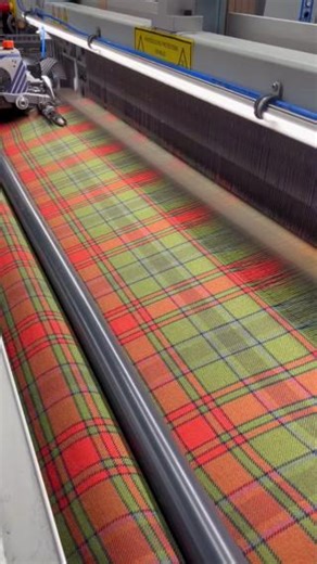 Weaving Wednesday | The Grant 1714 tartan, woven exclusively at our mill in Selkirk, Scotland. This new historic tartan is derived from Richard Waitt's portraits of the Laird of Grant's Piper and Champion in 1714, both of which are displayed at the National Museums Scotland gallery in Edinburgh. Commissioned by Sir Michael Grant of Grant, Lord Strathspey, 34th Chief of Grant, the portraits were studied by Peter MacDonald Tartan Historian, honorary Head of Research for The Scottish Tartans Author