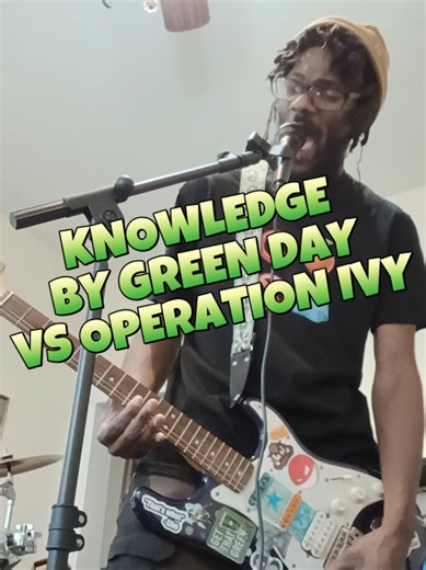 Just the chorus and yes I know Op Ivy had the original. Tried to sing both versions in the styles for both bands. Which version do you like best? #greenday #operationivy #punk #rock #punkrock