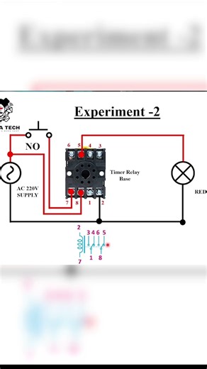 off delay timer. #youtubeshorts #electrical #technology #tech