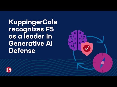 F5 recognized as a leader in Generative AI Defense | AI