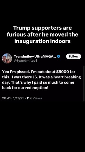 Republicans against Trump | I’ve seen many tweets like this today from Trump supporters who spent thousands of dollars to attend the inauguration. Some are already in... | Instagram