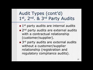 Webinar: Auditing 101