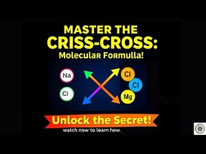 L18 How to make formula!!! Learn the Criss Cross method.