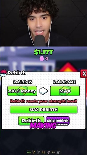 Max Rebirths: The Ultimate Cash Hack Revealed! #shorts