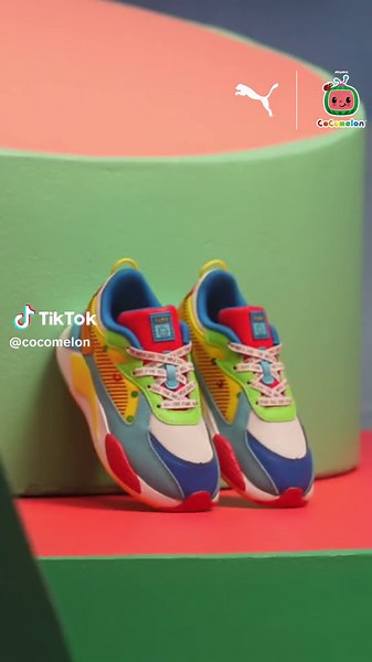 ✨💚 AVAILABLE NOW 💚✨ #PUMAxCOCOMELON @kidsfootlocker @puma #sneakernews #sneakerhead #cocomelon #toddlertok