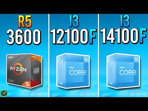 Ryzen 5 3600 vs i3 12100F vs i3 14100F - Big Differences?