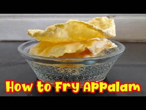 How to Fry Appalam | Nilgiris Appalam | Shallow Fry Crispy Papad