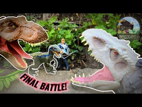💥FINAL BATTLE! INDOMINUS REX VS T.REX | JURASSIC WORLD🦖