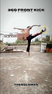 "How to Do a 360 Front Kick Like a Pro 🔥💥"
