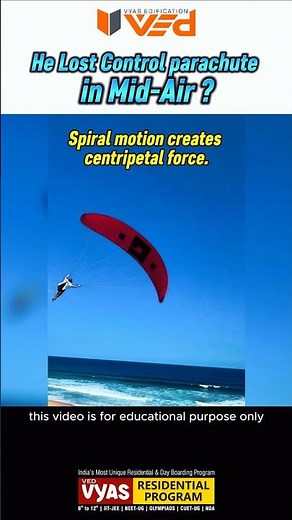 Why Parachutes Spin Out of Control | The Science Explained! #physics #shorts #science