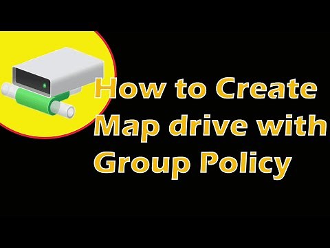 How to Create MAP drive by Group policy in windows server 2019