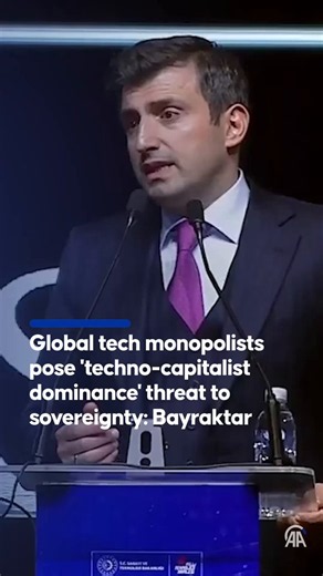 Turkish defense company Baykar Chairman Selcuk Bayraktar warns of 'techno-capitalist dominance' by global tech firms at Türkiye Artificial Intelligence Summit◼️ He says AI-driven platforms create algorithmic 'loops' that exploit user behavior and threaten national sovereignty◼️ Bayraktar calls big tech systems a 'silent coup' through centralized data collection and urges a shift toward open-source, auditable AI ecosystems🔗