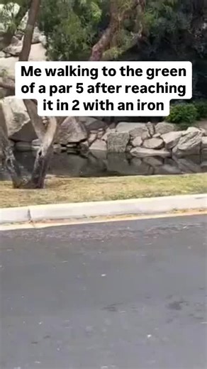 Fuck yeah! 💪🏼 | guy drives on golf course