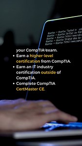 Did you know?? #Renew your #CompTIA #certification if needed!! #certs #networkplus #securityplus | MyComputerCareer