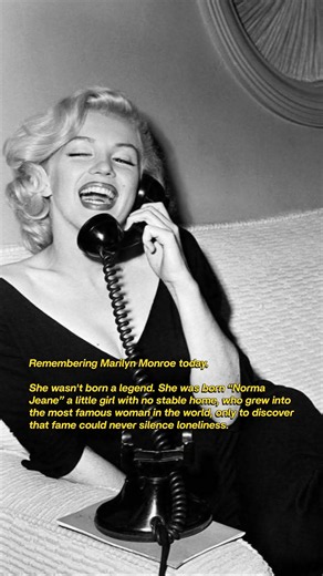 Remembering Marilyn Monroe.