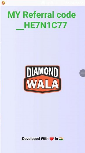 Diamond Wala App | Free Raffle Code & Instant Rewards #short