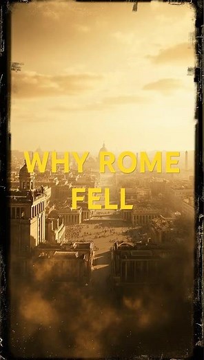 The Hidden Truth Behind the Fall of the Roman Empire #FallOfRome #RomanEmpire #History