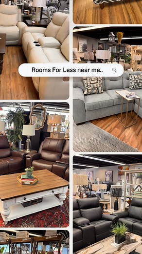 A quick peek at what’s waiting on our showroom floor! Affordable, in-stock, and ready for pickup or delivery. Find us or shop from home at ShopRoomsForLess.com. | Rooms For Less
