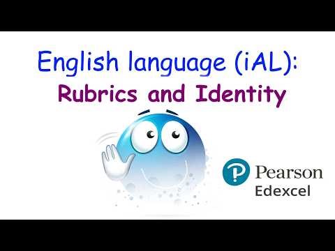 Unit 1 Section A: RUBRICS for IDENTITY Identification